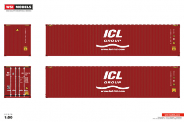 WSI Models 04-2243 PREMIUM LINE 40FT CONTAINER ICL Group