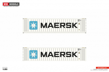 WSI Models 04-2262 PREMIUM LINE 40FT REEFER CONTAINER STAR COOL MAERSK