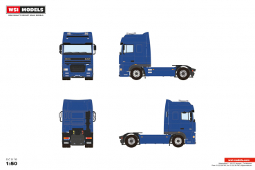 WSI Models 04-2275 PREMIUM LINE DAF 95XF SUPER SPACE CAB 4X2
