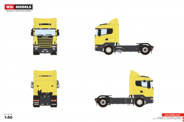 WSI Models 04-2242 PREMIUM LINE SCANIA 4 SERIES FLAT ROOF 4X2
