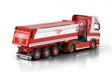 Preview: WSI Models 01-5038 RALF ZORN SCANIA S HIGHLINE CS20H 4X2 NON STEERING TIPPER TRAILER - 3 AXLE