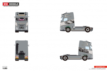 WSI Models 01-5295 REPINSKI VOLVO FH AERO GLOBETROTTER XL 4X2