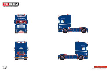 WSI Models 01-5604 SCHULTE SCANIA 4 SERIES TOPLINE 4X2