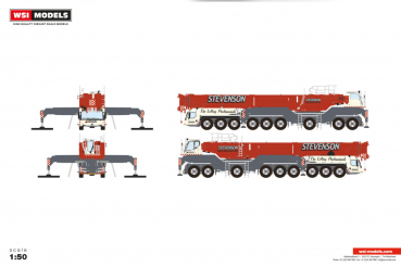 WSI Models 51-2201 STEVENSON CRANE LIEBHERR LTM 1750-9.1