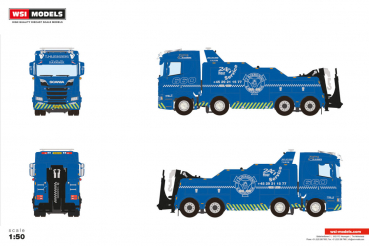 WSI Models 01-5271 TJ BJERGNING SCANIA R NORMAL CR20N FALKOM 8X4
