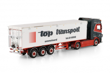 Preview: WSI Models 01-4793 TOP TRANSPORT SCANIA S HIGHLINE CS20H 4X2 BELT TRAILER - 3 AXLE