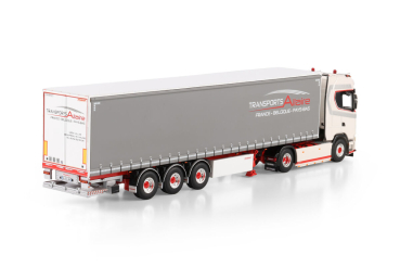 Preview: WSI Models 01-5203 TRANSPORTS ALLAIRE SCANIA S HIGHLINE CS20H 4X2 CURTAINSIDE TRAILER - 3 AXLE
