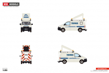 WSI Models 01-4978 TRINKS VOLKSWAGEN TRANSPORTER BF3