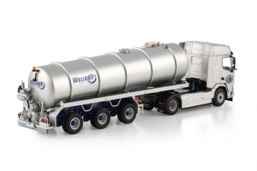 Preview: WSI Models 01-5073 WEIJERS RIOOLTECHNIEK DAF XF SH WITH SKY LIGHTS 4X2 VACUUM TANK TRAILER - 3 AXLE