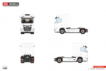 WSI Models 03-2065 WHITE LINE DAF XG MY25 4X2