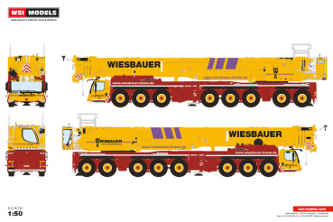 WSI Models 51-2176 WIESBAUER LIEBHERR LTM 1650-8.1