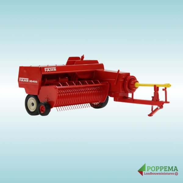 Poppema landbouwminiaturen Fahr HD 400 Baler – Red