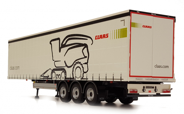 MarGe Models 1902-01-03 Pacton Planen Auflieger weiß Claas design