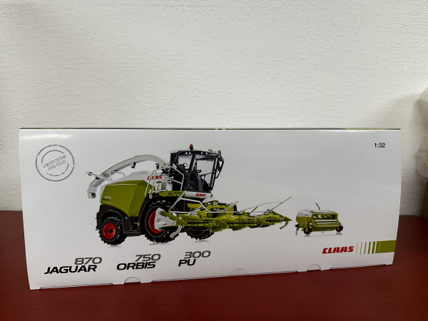 Wiking 0001706590 Claas JAGUAR 870 + ORBIS 750 + PU 300
