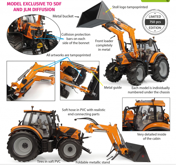 Universal Hobbies 6861 DEUTZ-FAHR 6150.4 TTV WITH STOLL FZ 43-27 FRONT LOADER – MUNICIPAL VERSION 2026