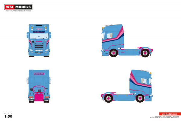 WSI Models 01-5351 ARGMAN SCANIA S HIGHLINE CS20H 4X2