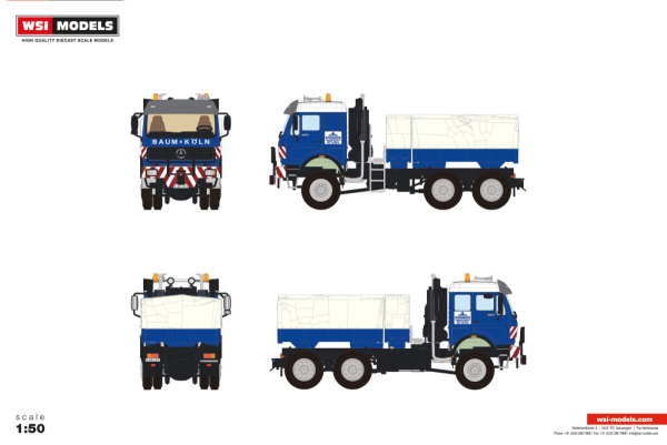 WSI Models 01-5000 BAUM MERCEDES-BENZ NG 6X6