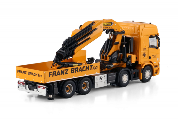WSI Models 01-4672 Franz Bracht KG SCANIA R HIGHLINE CR20H 8X4 WITH PALFINGER PK 165.002 TEC 7 + JIB
