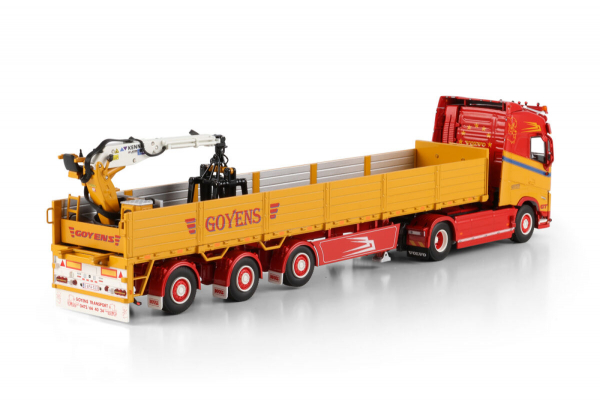 WSI Models 01-5127 GOYENS VOLVO FH AERO GLOBETROTTER 4X2 BRICK TRAILER - 3 AXLE