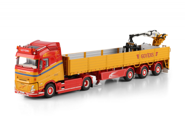 WSI Models 01-5127 GOYENS VOLVO FH AERO GLOBETROTTER 4X2 BRICK TRAILER - 3 AXLE
