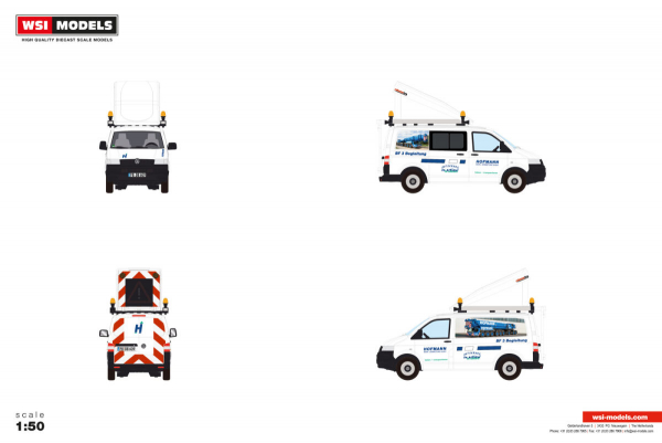 WSI Models 01-5249 Hofmann VOLKSWAGEN TRANSPORTER BF3