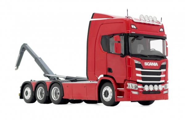 MarGe Models 2307-03 Scania R500-Serie mit Hakenlift rot