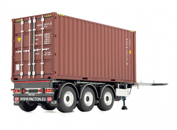 MarGe Models 2325 Pacton ausziehbares Seefrachtcontainerchassis anthrazit