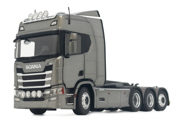 MarGe Models 2307-02 Scania R500-Serie mit Hakenlift dunkelgrau