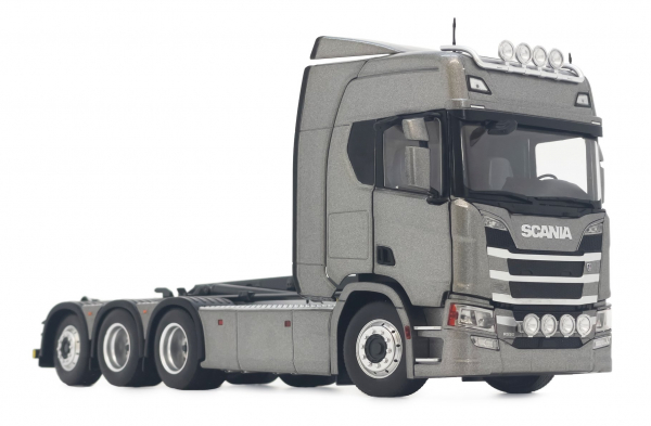 MarGe Models 2307-02 Scania R500-Serie mit Hakenlift dunkelgrau