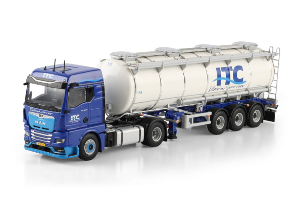 WSI Models 01-5302 ITC HOLLAND TRANSPORT MAN TGX GM 4X2 TANK TRAILER - 3 AXLE