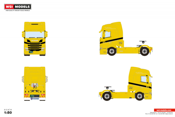 WSI Models 01-5241 KTL SCANIA R HIGHLINE CR20H 4X2