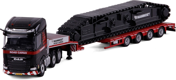 Cavallino 410326 MAMMOET DAF XG 6X2 WITH 4 AXLE FAYMONVILLE LOWLOADER + CRAWLER