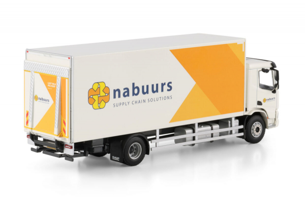 WSI Models 01-4286 NABUURS DAF XD DL WITH SIDE WINDOW RIGED BOX TRUCK 4X2