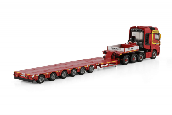 WSI Models 01-4749 NEEB MERCEDES-BENZ ACTROS MP4 SLT GIGA SPACE 8X4 SL LOW LOADER - 6 AXLE