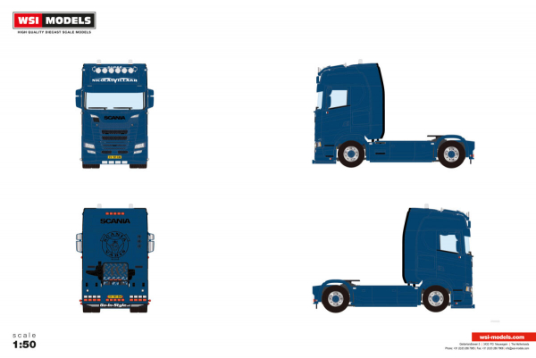 WSI Models 01-5150 NICOLAS VILLARD SCANIA S HIGHLINE CS20H 4X2