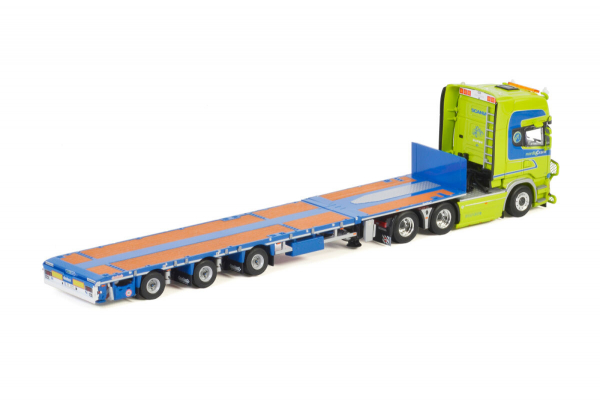 WSI Models 01-3418 Nordic Crane SCANIA STREAMLINE TOPLINE 6X4 MEGATRAILER FLATBED - 3 AXLE