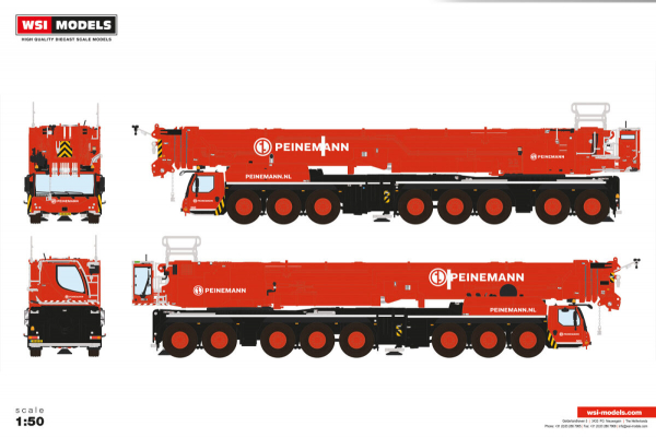 WSI Models 51.2199 PEINEMANN LIEBHERR LTM 1650-8.1