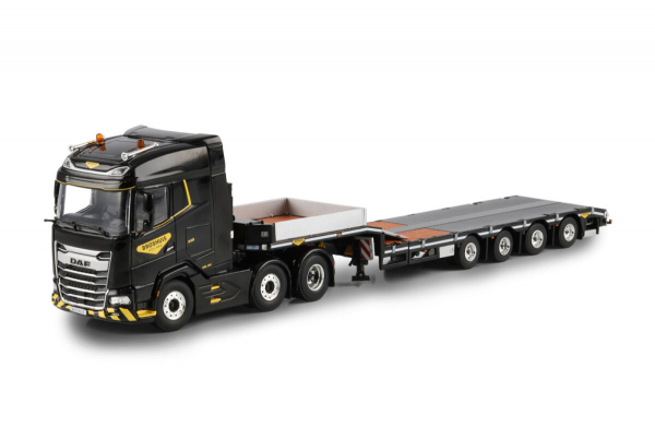 WSI Models 04-2244 PREMIUM LINE DAF XG MY25 6X2 TWIN STEER SEMI LOW LOADER - 4 AXLE