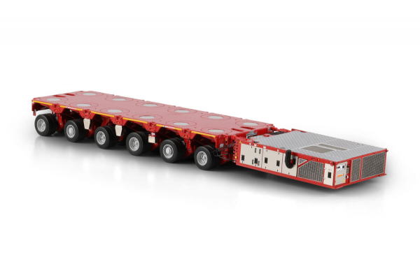 WSI Models 04-2250 PREMIUM LINE SCHEUERLE INTERCOMBI SPE RED - 6 AXLE
