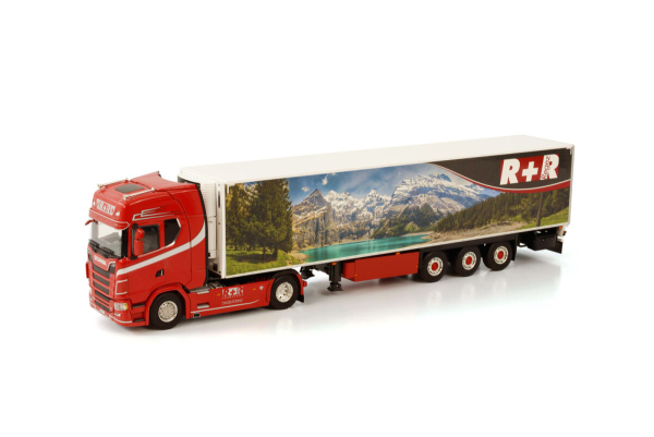 WSI Models 02-2894 R&R REGEZ SCANIA S HIGHLINE | CS20H 4X2 REEFER TRAILER - 3 AXLE