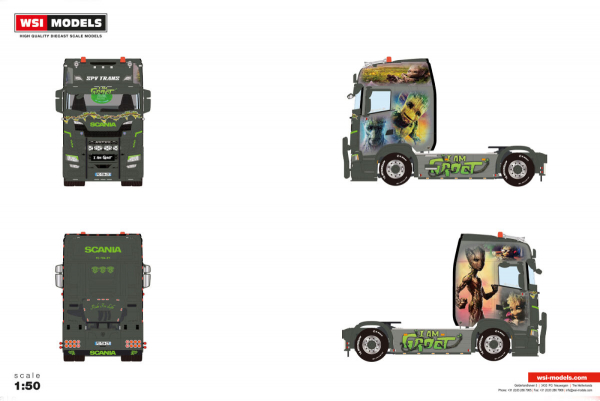 WSI Models 01-5209 SPV TRANS SCANIA S HIGHLINE CS20H 4X2