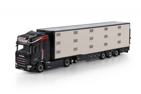 WSI Models 01-5117 VLASTRANS SCANIA R HIGHLINE CR20H 4X2 ISO THERM LIVE STOCK TRAILER - 3 AXLE